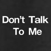 Dont Talk To Me 25L Jumbo Tote