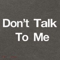 Dont Talk To Me Cotton Canvas Backpack