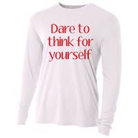 Dare To Think For Yourself Cooling Performance Long Sleeve Crew