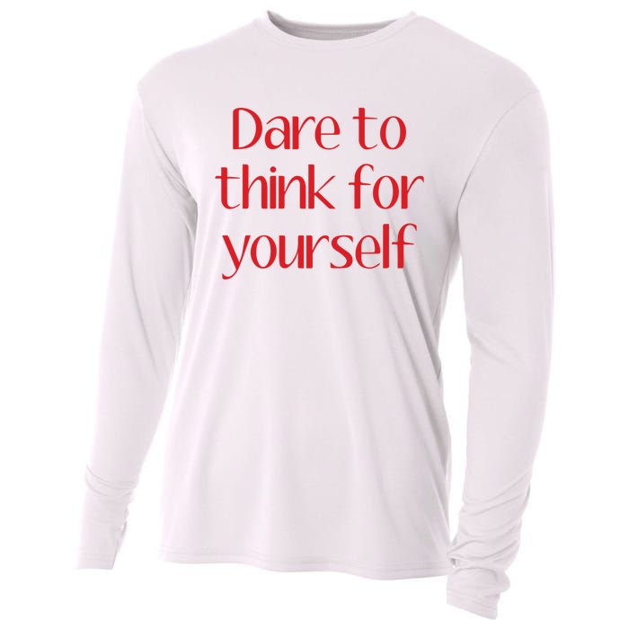 Dare To Think For Yourself Cooling Performance Long Sleeve Crew