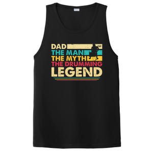 Dad The The Myth The Drumming Legend Gift PosiCharge Competitor Tank