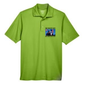 Donald Trump Take Your Best Shot Make America Great Again Men's Origin Performance Pique Polo