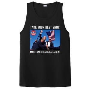 Donald Trump Take Your Best Shot Make America Great Again PosiCharge Competitor Tank