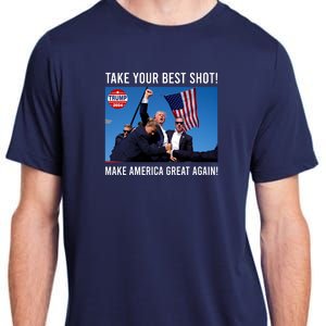 Donald Trump Take Your Best Shot Make America Great Again Adult ChromaSoft Performance T-Shirt