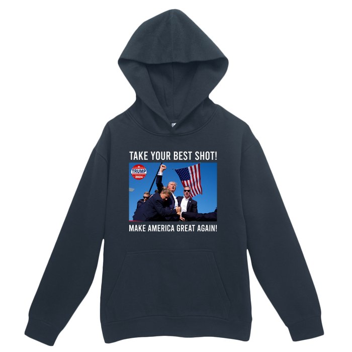 Donald Trump Take Your Best Shot Make America Great Again Urban Pullover Hoodie