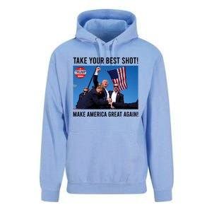 Donald Trump Take Your Best Shot Make America Great Again Unisex Surf Hoodie