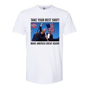 Donald Trump Take Your Best Shot Make America Great Again Softstyle CVC T-Shirt