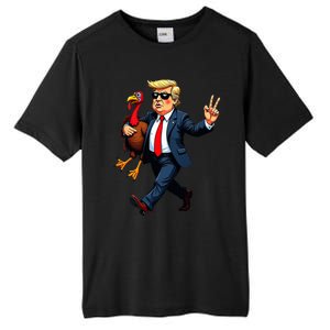 Donald Trump Turkey Pumpkin Tall Fusion ChromaSoft Performance T-Shirt