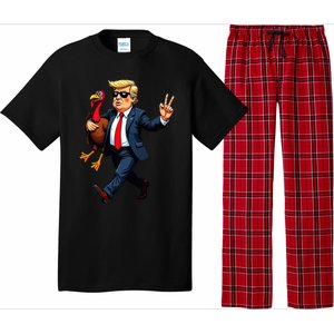 Donald Trump Turkey Pumpkin Pajama Set