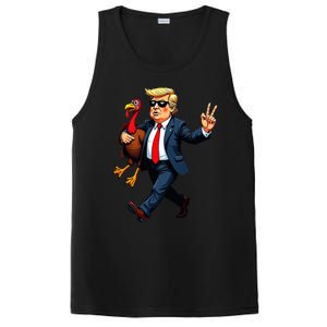 Donald Trump Turkey Pumpkin PosiCharge Competitor Tank