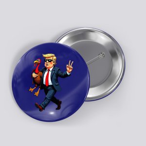 Donald Trump Turkey Pumpkin Button