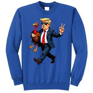 Donald Trump Turkey Pumpkin Tall Sweatshirt