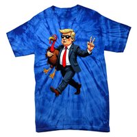 Donald Trump Turkey Pumpkin Tie-Dye T-Shirt