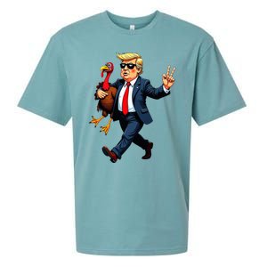 Donald Trump Turkey Pumpkin Sueded Cloud Jersey T-Shirt