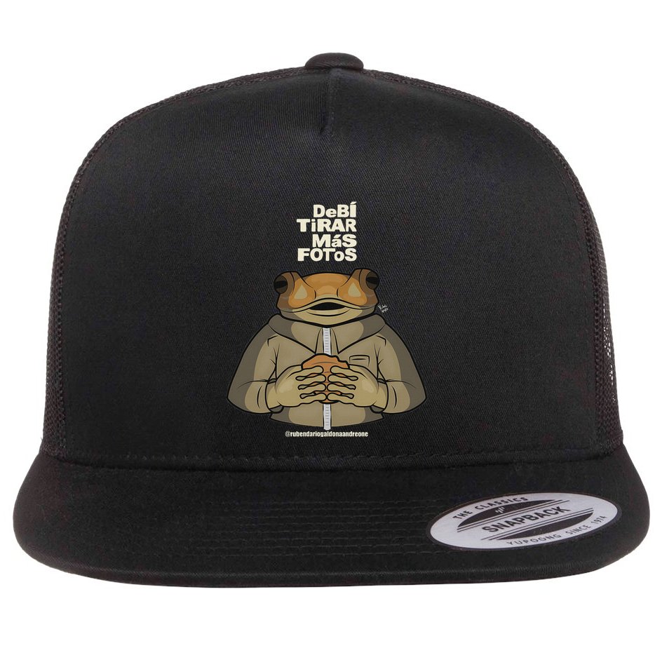 Dtmf The Toad Concho Drawing Flat Bill Trucker Hat