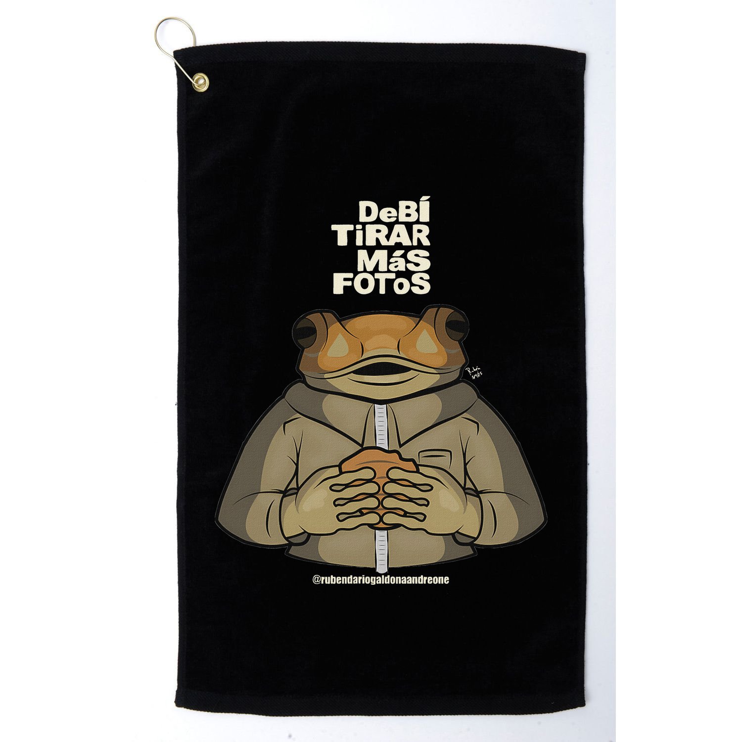 Dtmf The Toad Concho Drawing Golf Towel