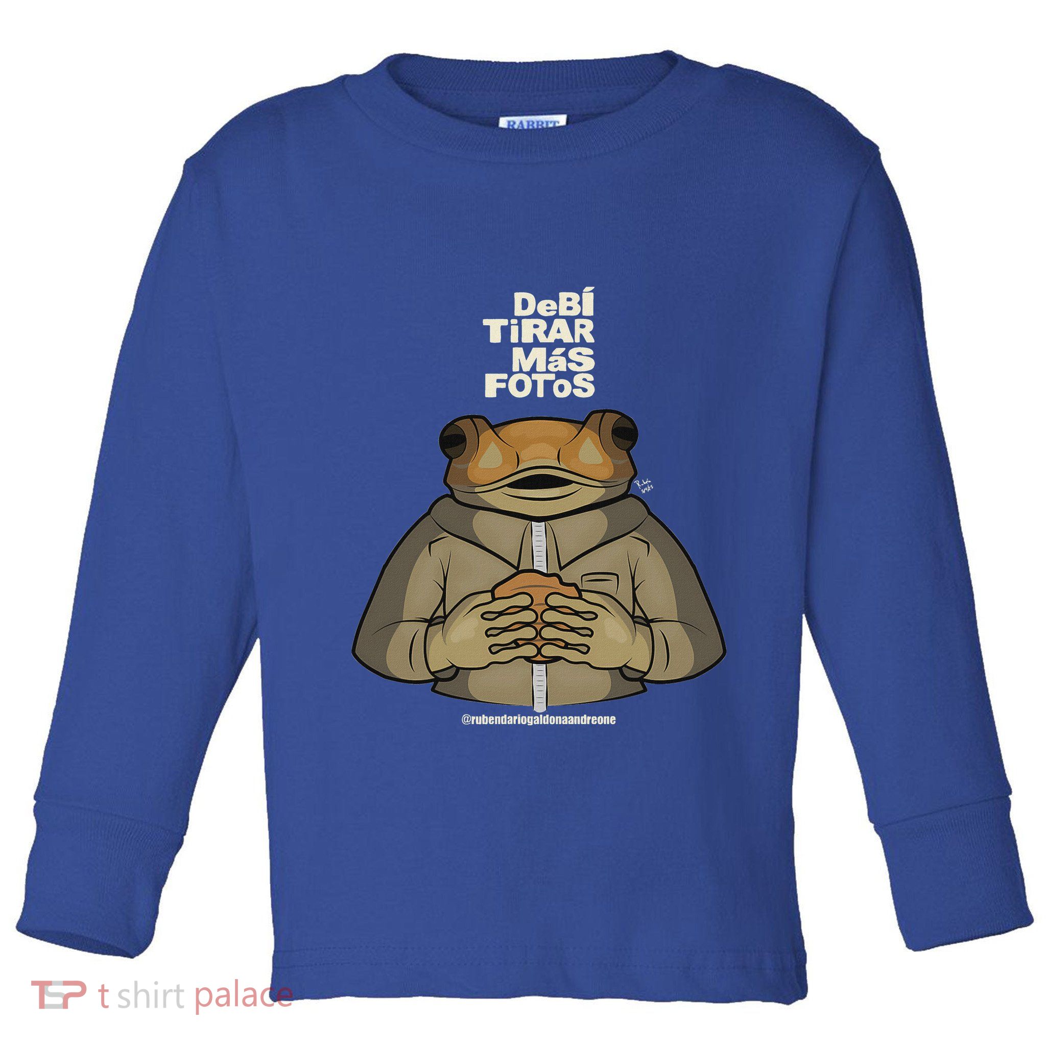 Dtmf The Toad Concho Drawing Toddler Long Sleeve Shirt