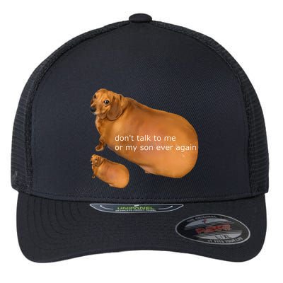 Dont Talk To Me Or My Son Ever Again Geek Dog Flexfit Unipanel Trucker Cap
