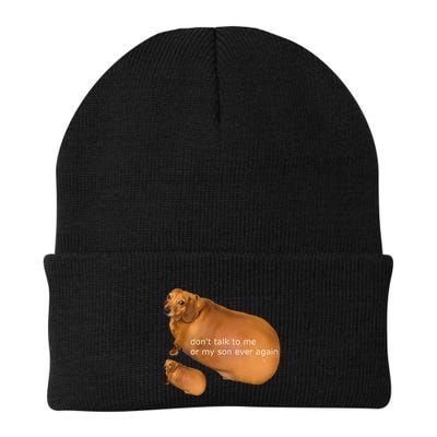 Dont Talk To Me Or My Son Ever Again Geek Dog Beanie