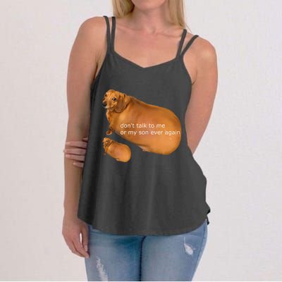 Dont Talk To Me Or My Son Ever Again Geek Dog Women's Strappy Tank