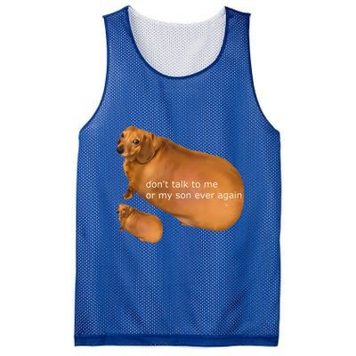 Dont Talk To Me Or My Son Ever Again Geek Dog Mesh Reversible Basketball Jersey Tank