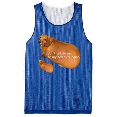 Dont Talk To Me Or My Son Ever Again Geek Dog Mesh Reversible Basketball Jersey Tank