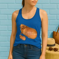 Dont Talk To Me Or My Son Ever Again Geek Dog Womens Tank Top