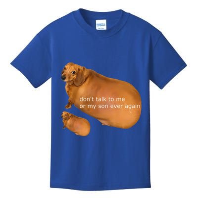 Dont Talk To Me Or My Son Ever Again Geek Dog Kids T-Shirt