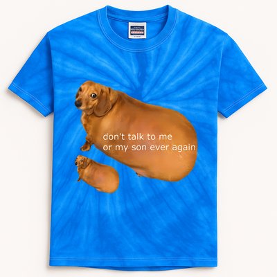 Dont Talk To Me Or My Son Ever Again Geek Dog Kids Tie-Dye T-Shirt