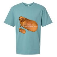 Dont Talk To Me Or My Son Ever Again Geek Dog Sueded Cloud Jersey T-Shirt