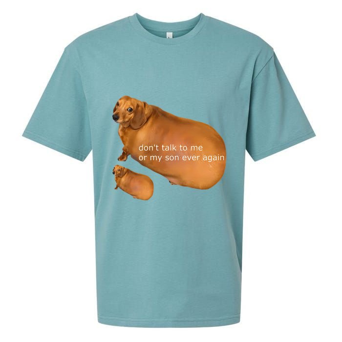 Dont Talk To Me Or My Son Ever Again Geek Dog Sueded Cloud Jersey T-Shirt