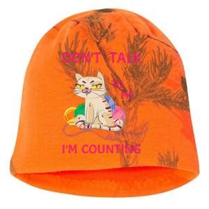 DonT Talk To Me IM Counting Funny Crochet Cat Lover Kati - Camo Knit Beanie