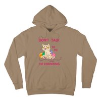 DonT Talk To Me IM Counting Funny Crochet Cat Lover Hoodie