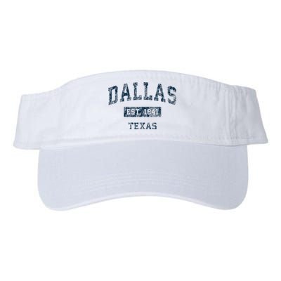 Dallas Texas Tx Vintage Sports Design Valucap Bio-Washed Visor