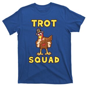 Dabbing Turkey Trot Squad Funny Thanksgiving Pilgrim Gift T-Shirt