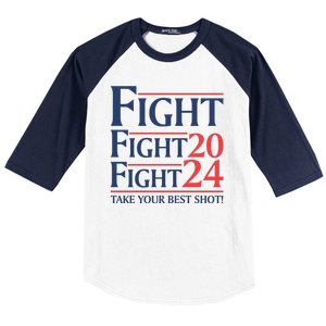 Donald Trump Take Your Best Shot 2024 Baseball Sleeve Shirt