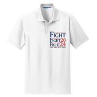 Donald Trump Take Your Best Shot 2024 Dry Zone Grid Polo