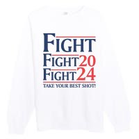 Donald Trump Take Your Best Shot 2024 Premium Crewneck Sweatshirt