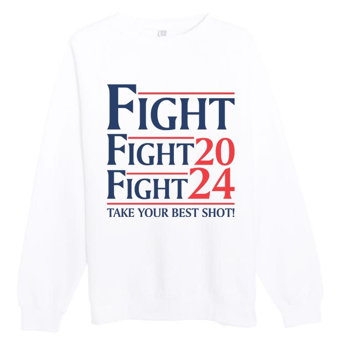 Donald Trump Take Your Best Shot 2024 Premium Crewneck Sweatshirt