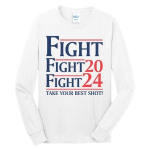 Donald Trump Take Your Best Shot 2024 Tall Long Sleeve T-Shirt