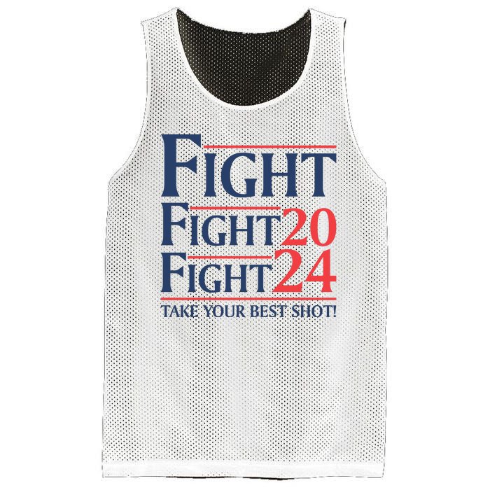 Donald Trump Take Your Best Shot 2024 Mesh Reversible Basketball Jersey Tank