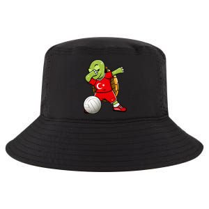 Dabbing Turtle Turkey Volleyball Fans Jersey Turkish Flag Gift Cool Comfort Performance Bucket Hat