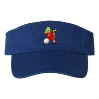 Dabbing Turtle Turkey Volleyball Fans Jersey Turkish Flag Gift Valucap Bio-Washed Visor