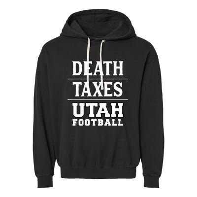 Death Texas Utah Football Garment-Dyed Fleece Hoodie