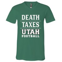 Death Texas Utah Football V-Neck T-Shirt