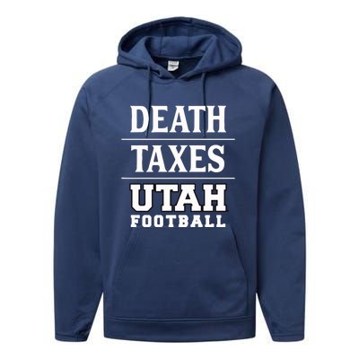 Death Texas Utah Football Performance Fleece Hoodie