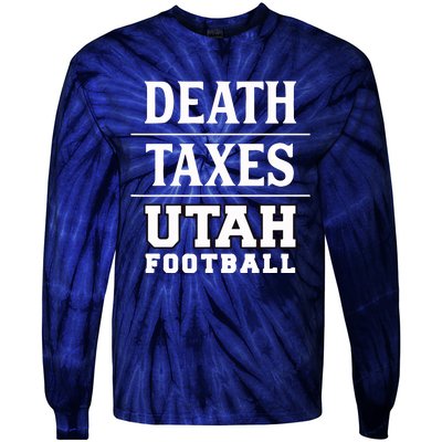 Death Texas Utah Football Tie-Dye Long Sleeve Shirt