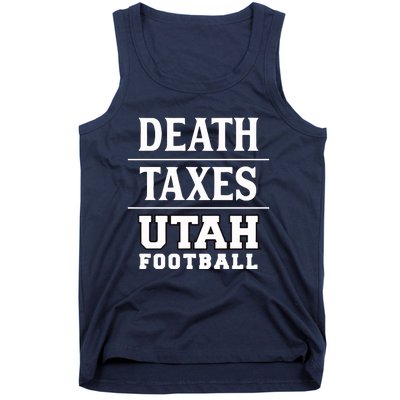 Death Texas Utah Football Tank Top