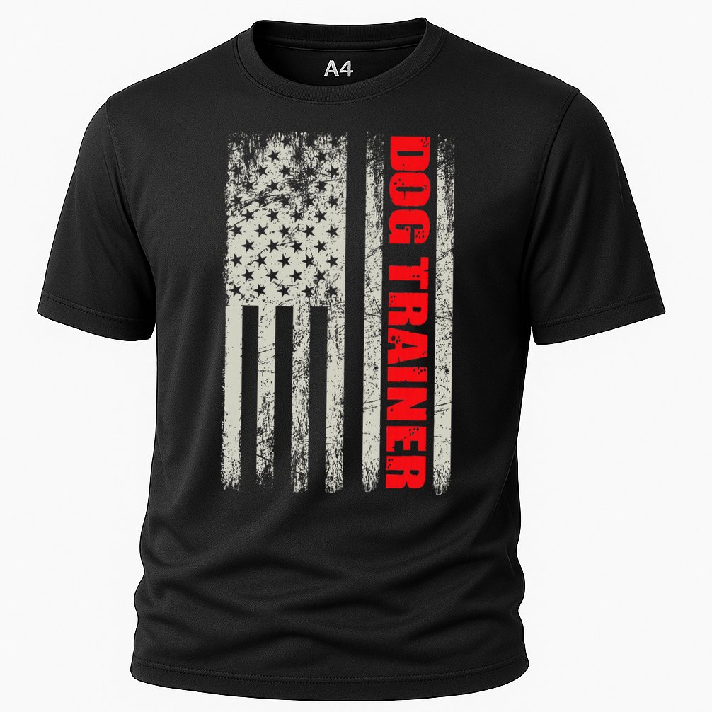 Dog Trainer Usa Flag Dog Training Fun K9 Training Show Dog Performance Shirt