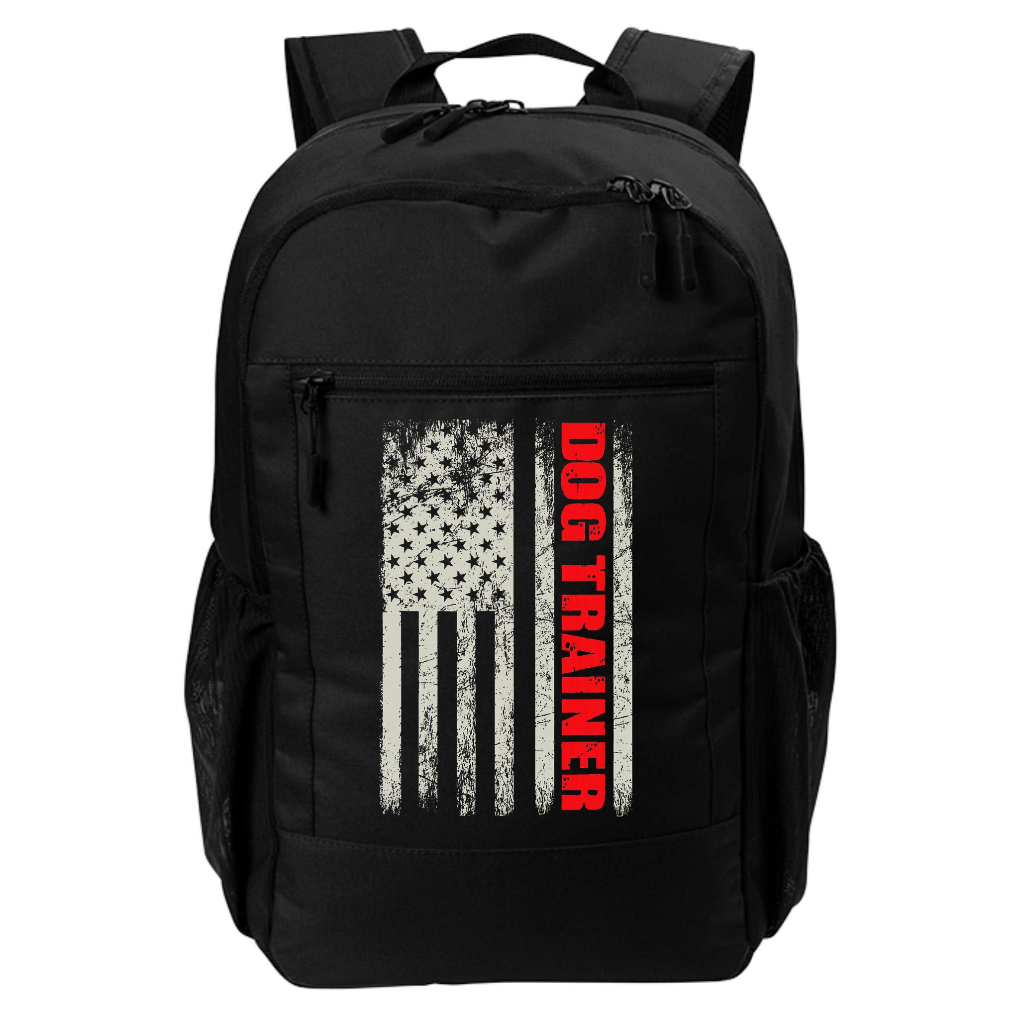Dog Trainer Usa Flag Dog Training Fun K9 Training Show Dog Backpack
